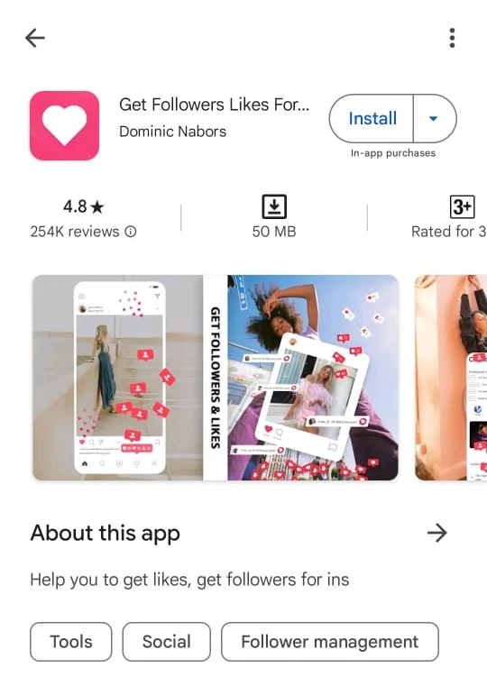 instagram ke followers badhane wala app